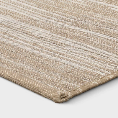 5' X 7' Scandi Asymmetrical Tapestry Woven Outdoor Rug Natural - Opalhouse™ 2 5' X 7' Scandi Asymmetrical Tapestry Woven Outdoor Rug Natural - Opalhouse™ - Image 2