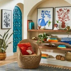 (Set Of 3) 24" X 30" Reductive Floral Framed Wall Canvas - Opalhouseâ„¢ Designed With Jungalowâ„¢