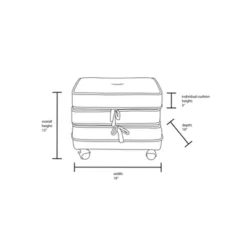 Marin Stackable Pouf With Casters - Opalhouse™ Designed With Jungalow™ 11 Marin Stackable Pouf With Casters - Opalhouse™ Designed With Jungalow™ -Opalhouse GUEST 7b9ecb5e 9626 4b0f abc1 fd2c0a06f868