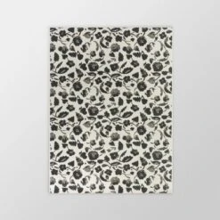 Floral Outdoor Rug Black - Opalhouseā¢